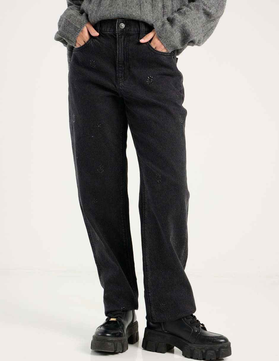 Jeans straight para mujer 2