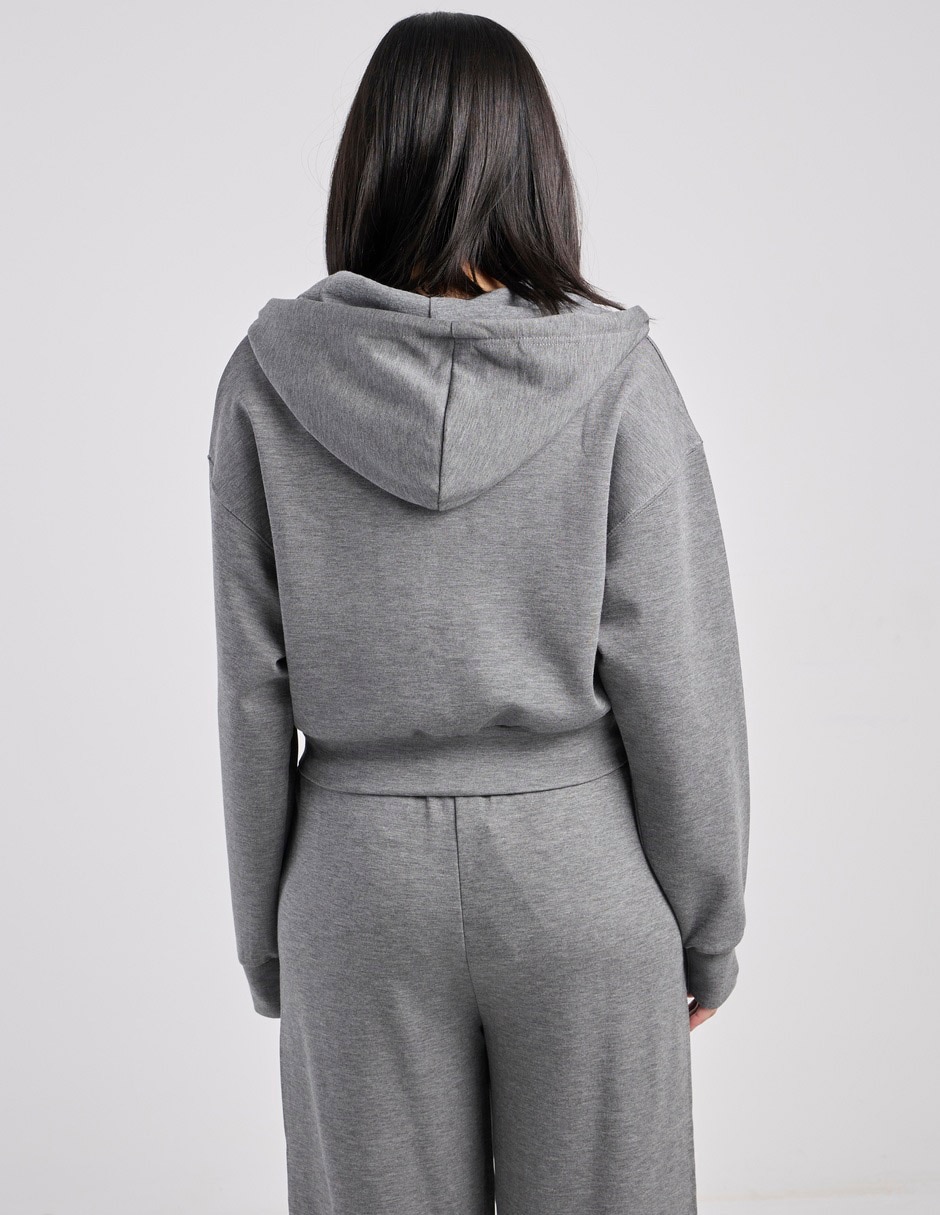 Sudadera con capucha y bolsa para mujer 2