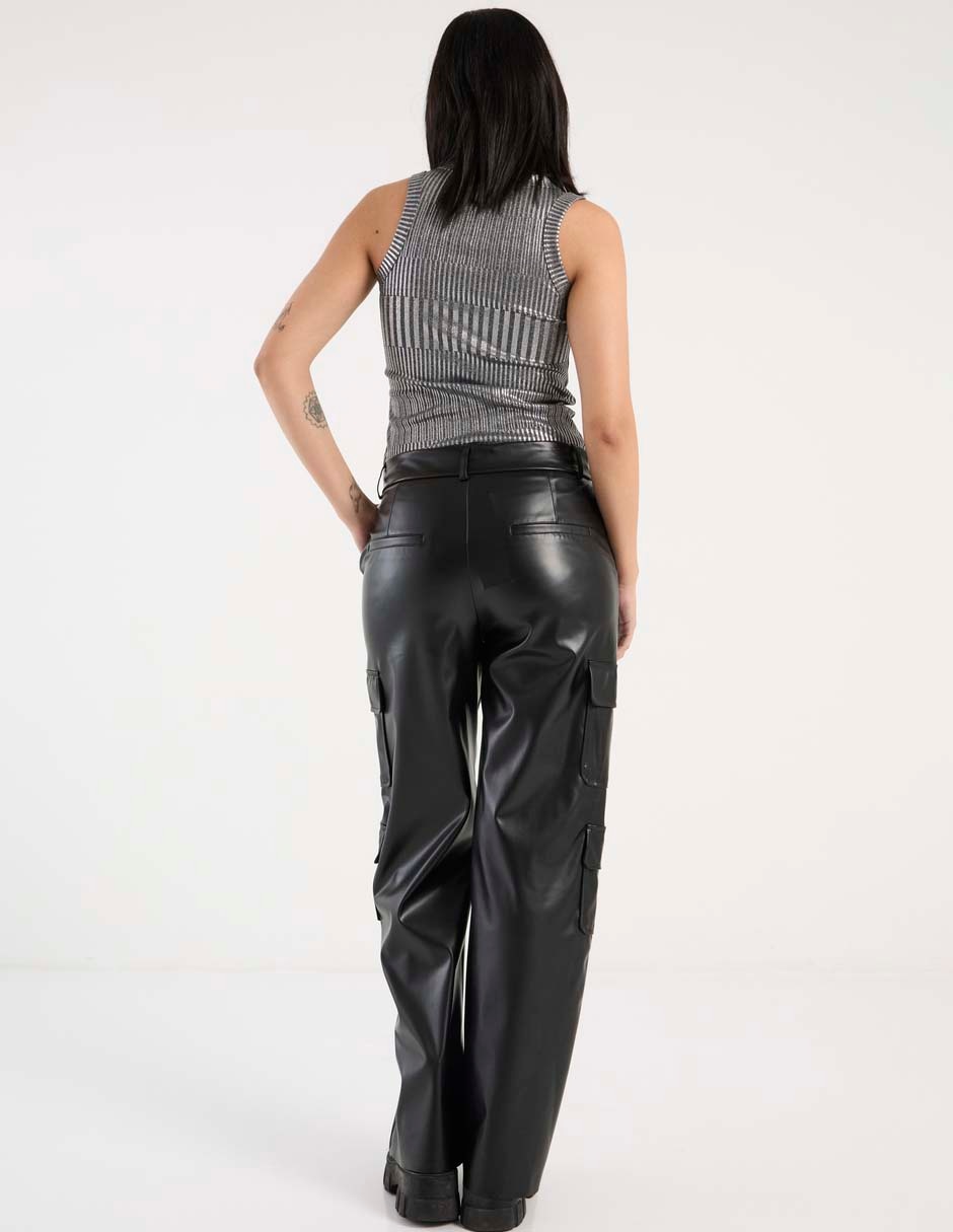 Pantalón cargo regular para mujer 2