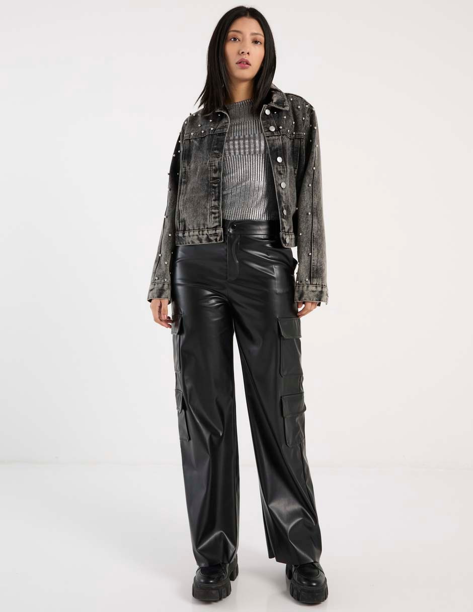 Pantalón cargo regular para mujer 3