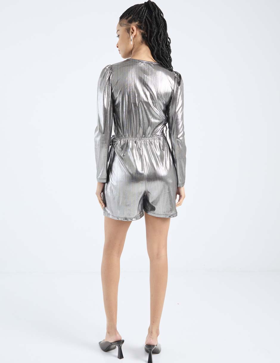 Vestido mini de fiesta escote V 2
