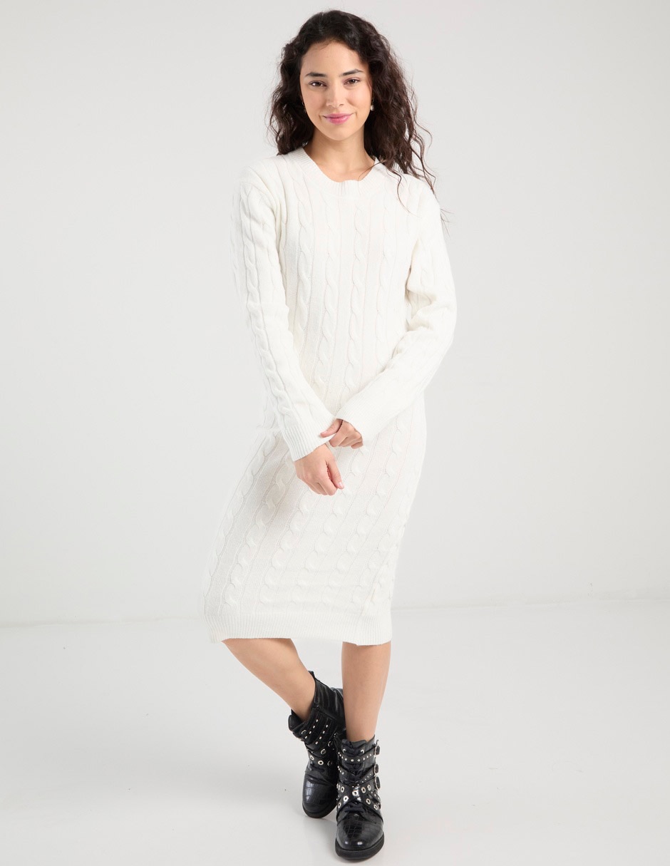 Vestido midi casual para mujer Vestido midi casual para mujer