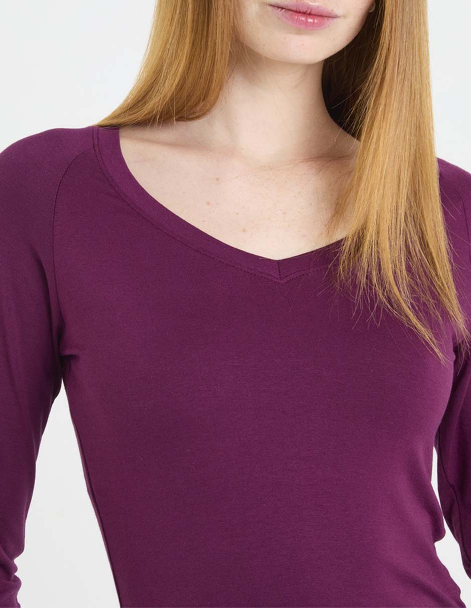 Blusa manga larga para mujer 4