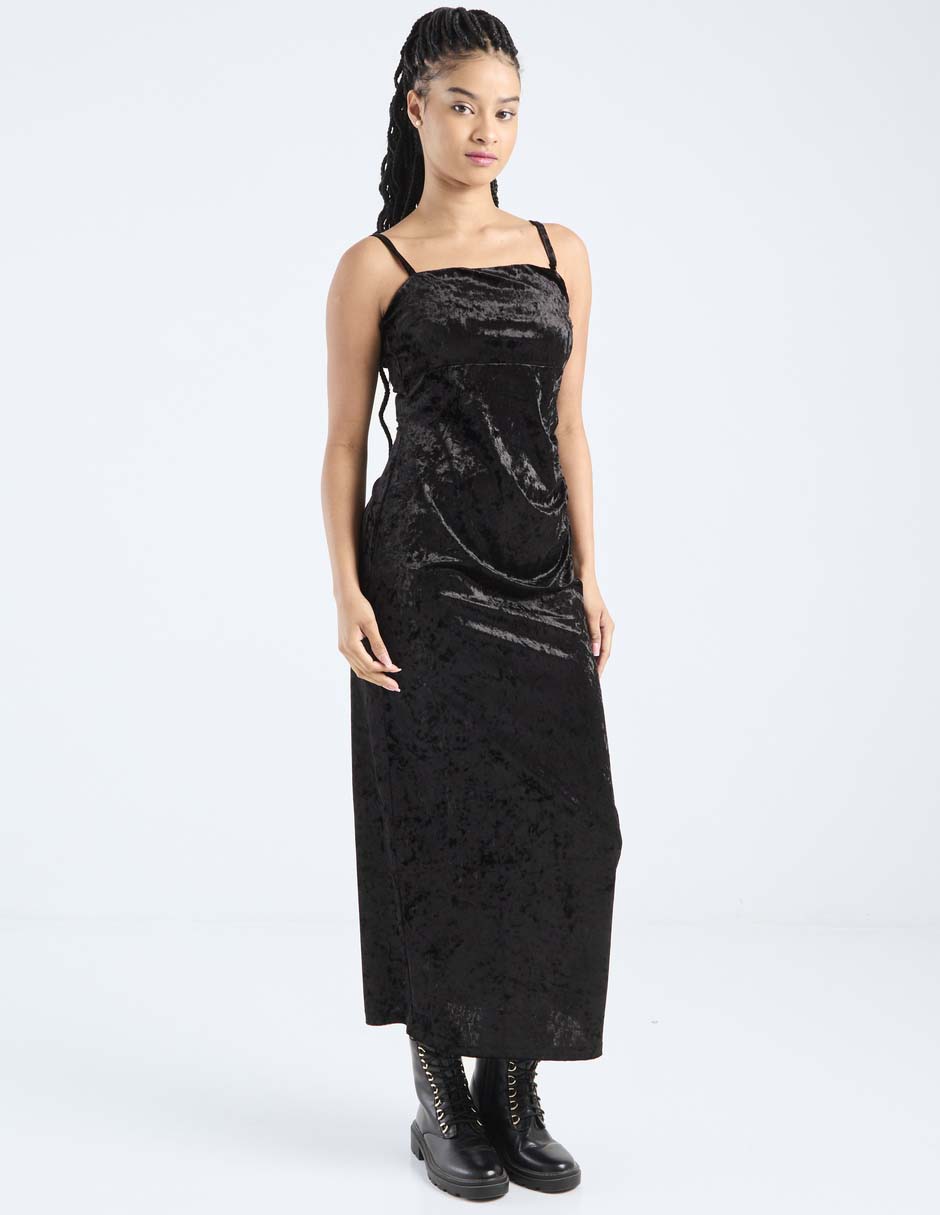 Vestido largo de fiesta escote regular Vestido largo de fiesta escote regular