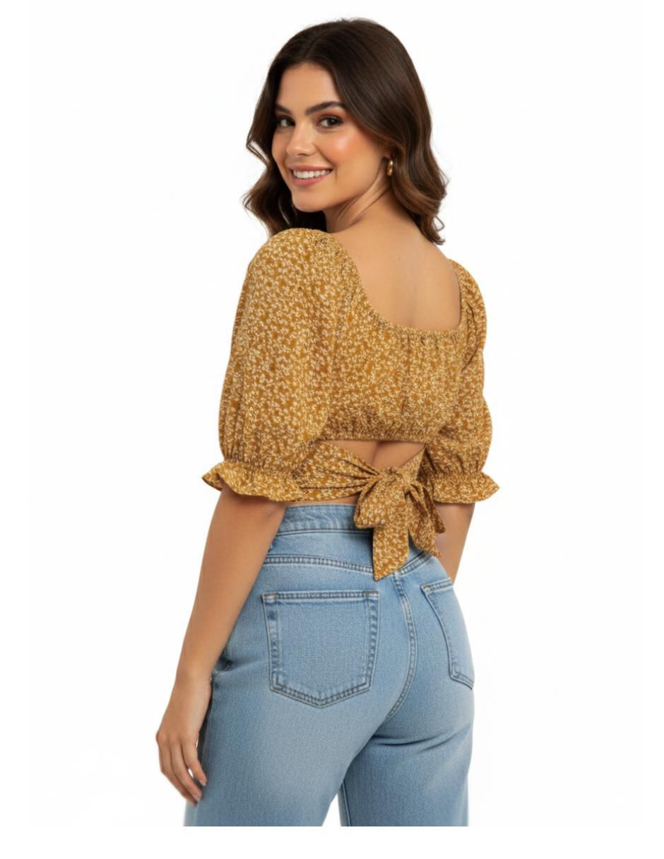 Blusa Papermoon manga 3/4 para mujer