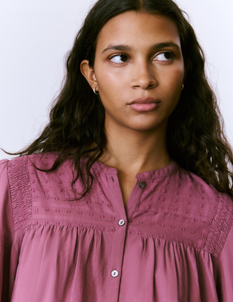 Blusa manga larga para mujer 3