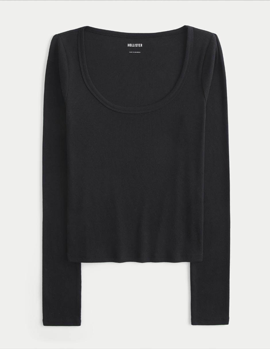Blusa manga larga para mujer