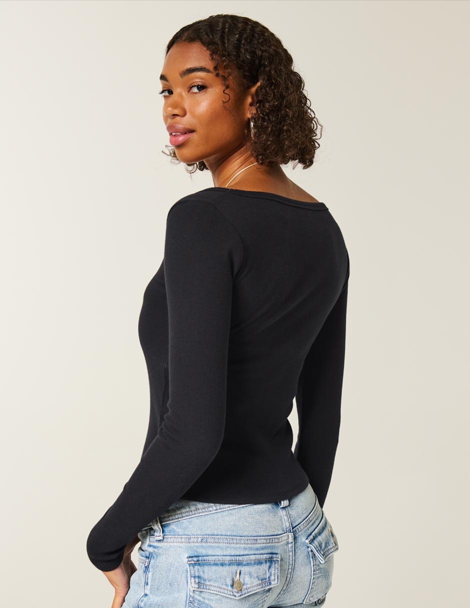 Blusa manga larga para mujer 3