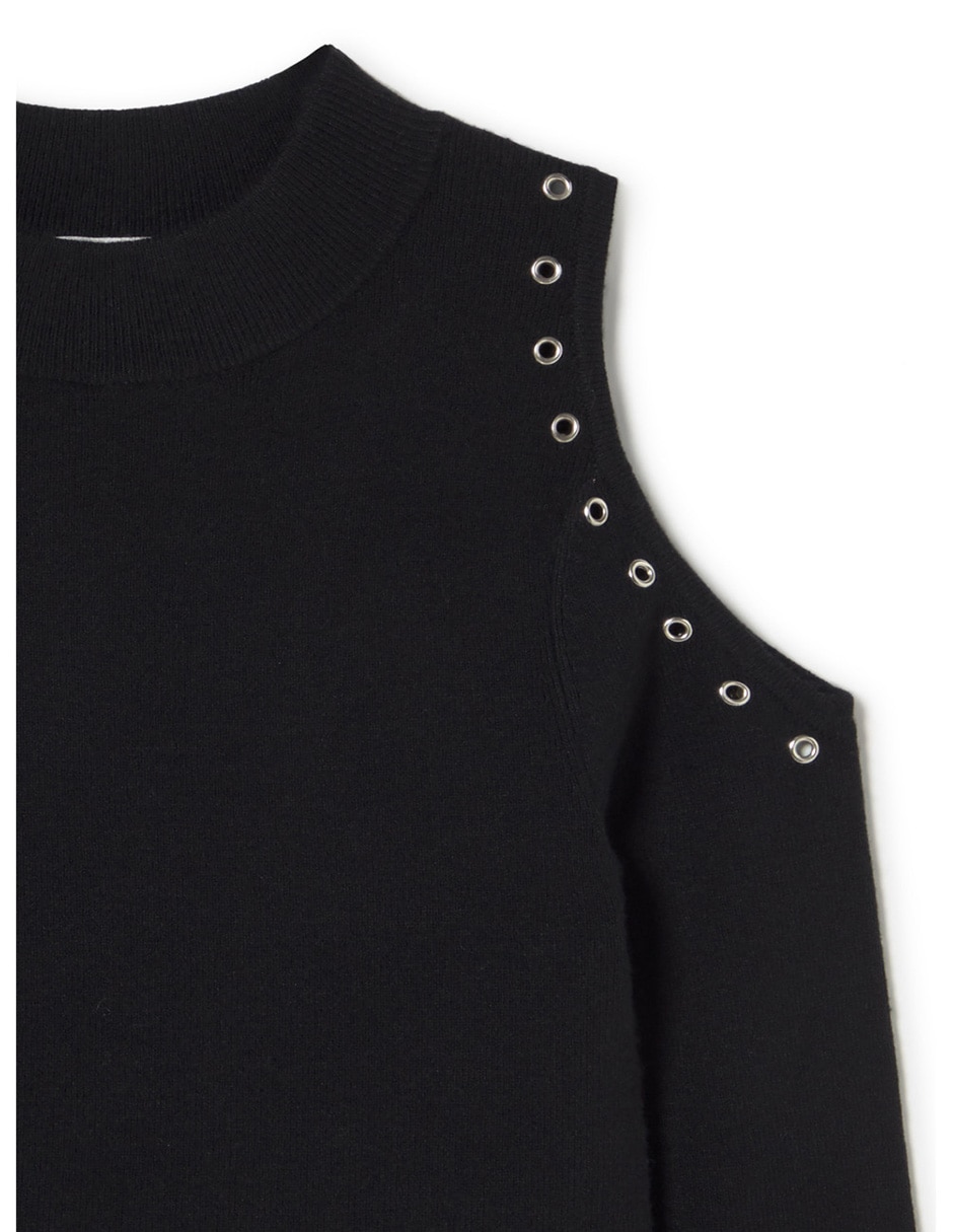 Suéter cuello redondo para mujer 5