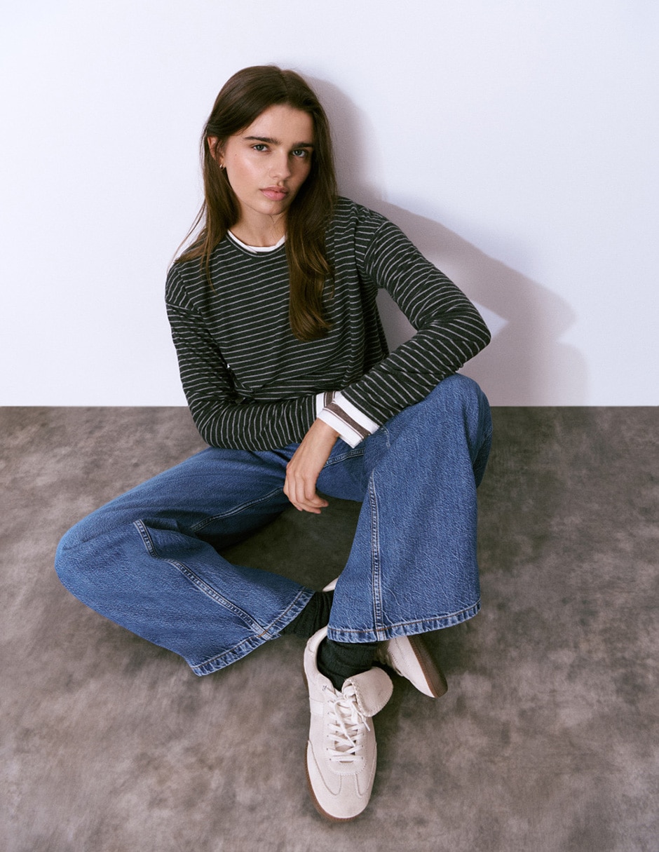 Jeans straight para mujer 4