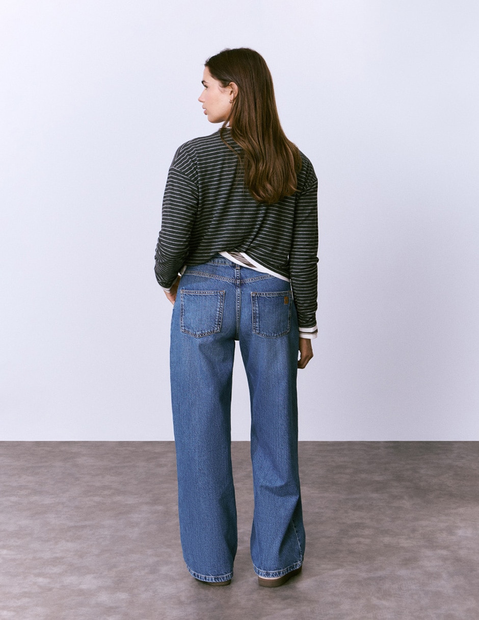 Jeans straight para mujer 5