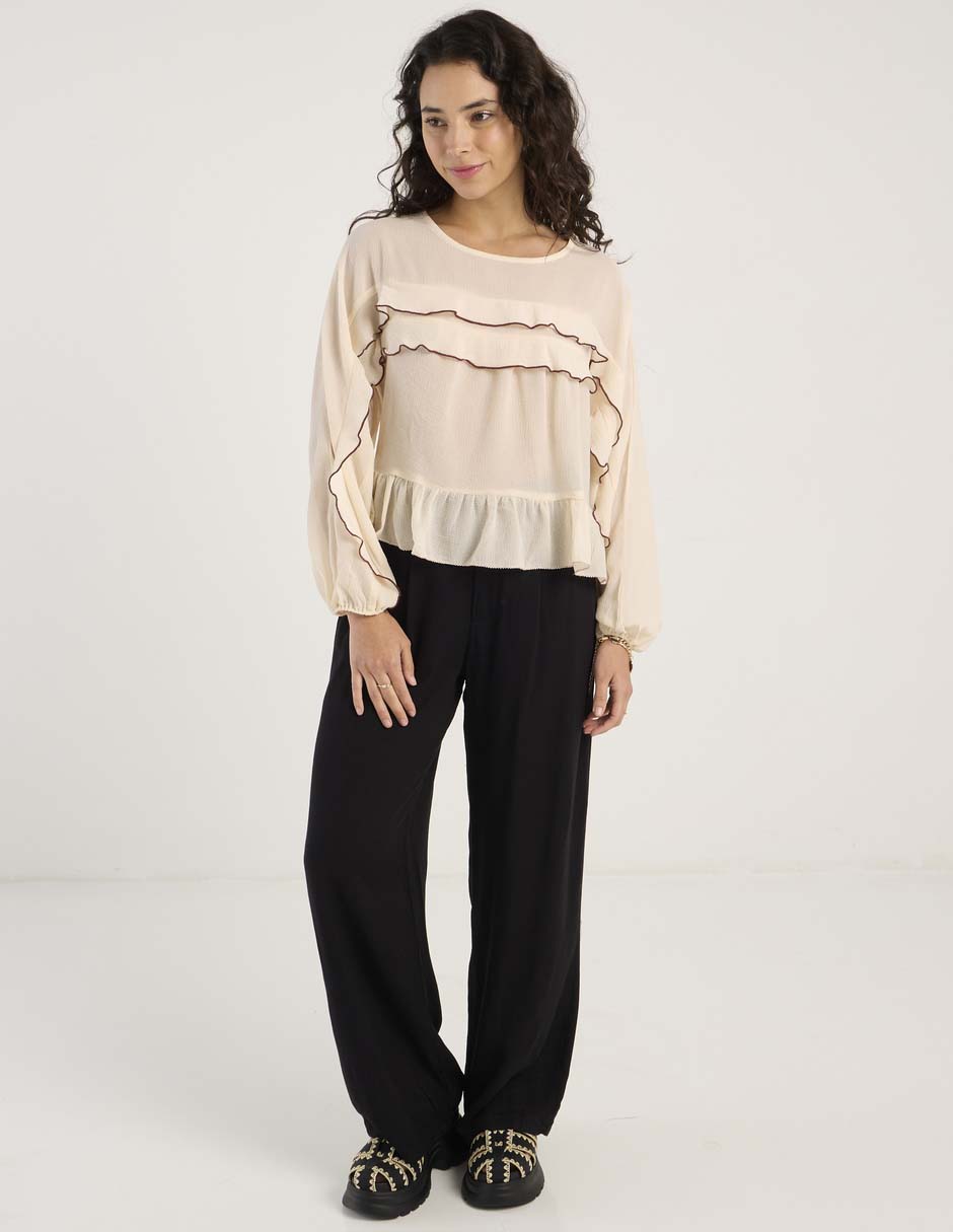 Pantalón wide leg para mujer