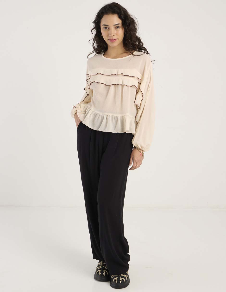 Pantalón wide leg para mujer 3
