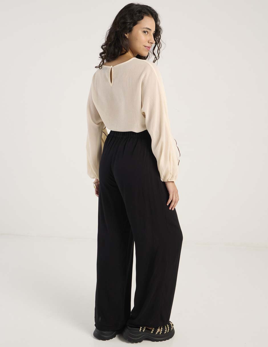 Pantalón wide leg para mujer 6