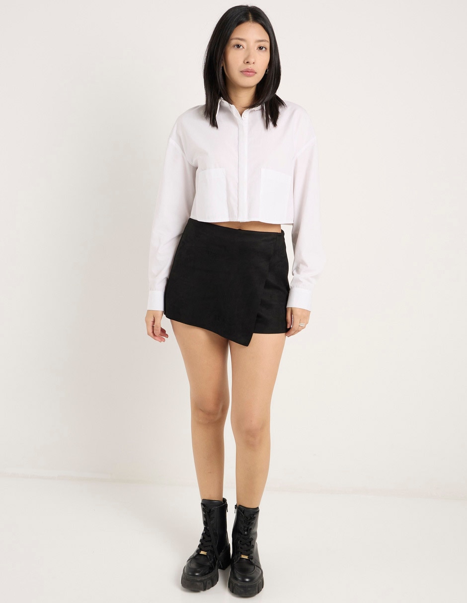 Falda short a la cintura 3