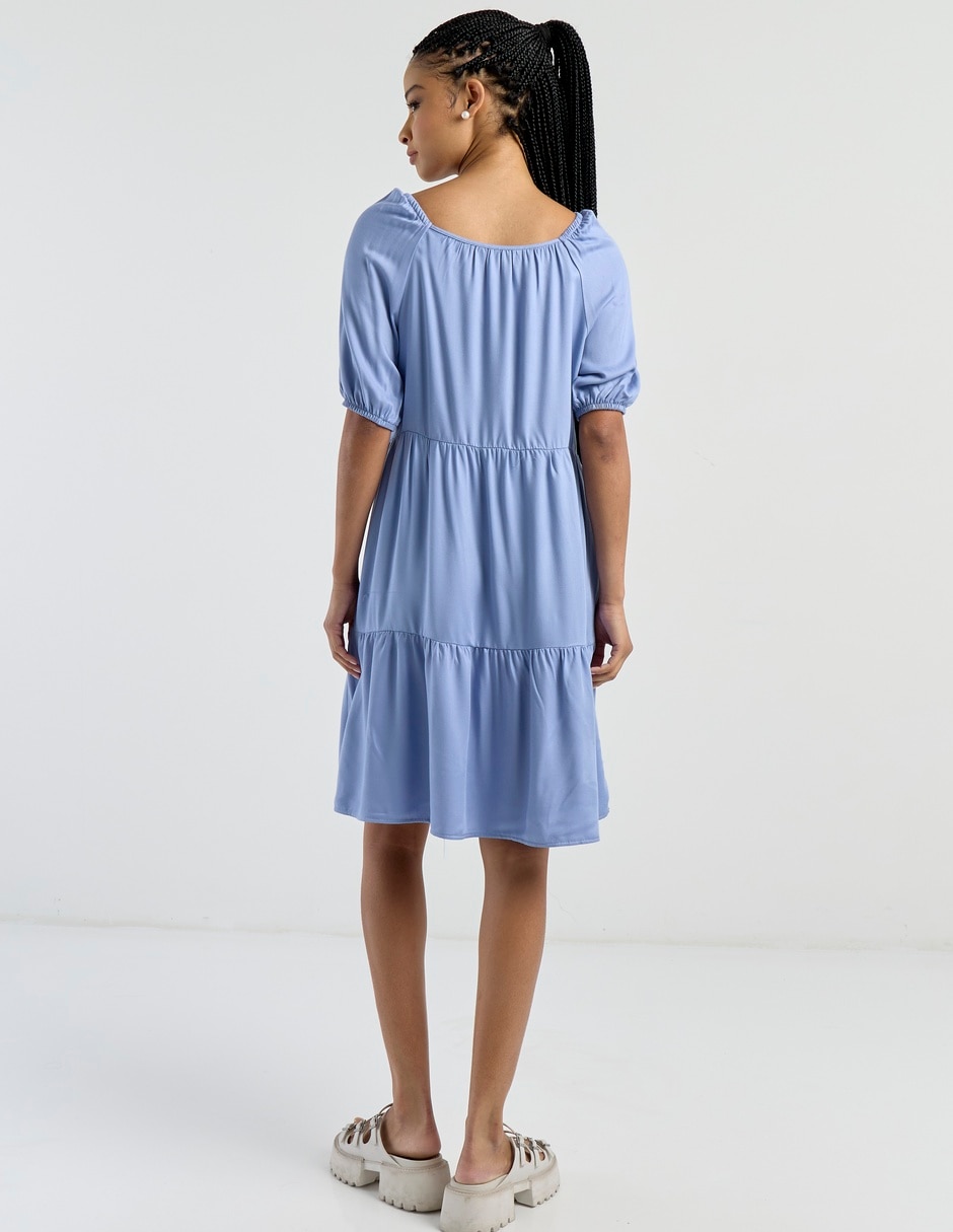 Vestido arriba de la rodilla casual para mujer 6