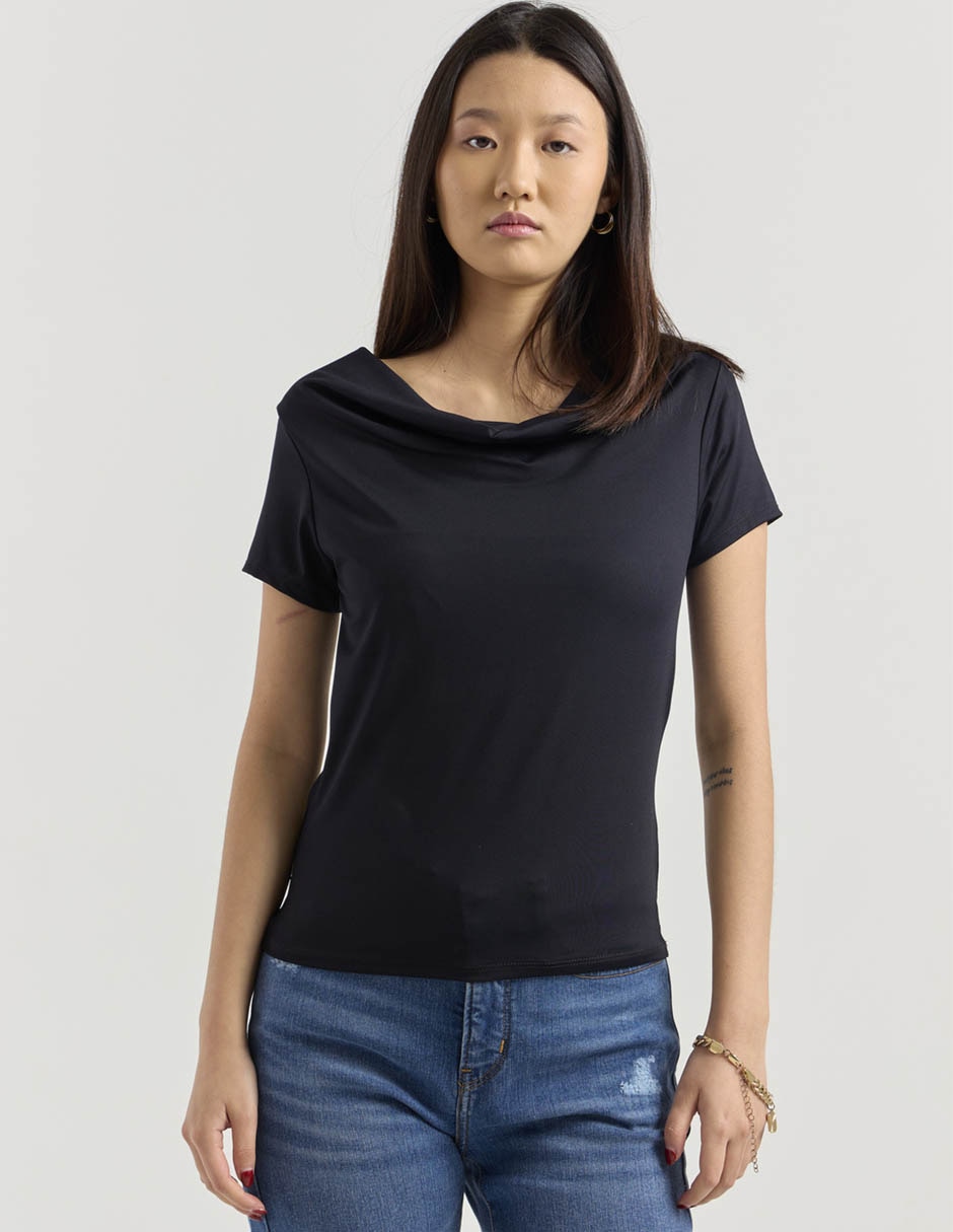 Blusa manga corta para mujer 5