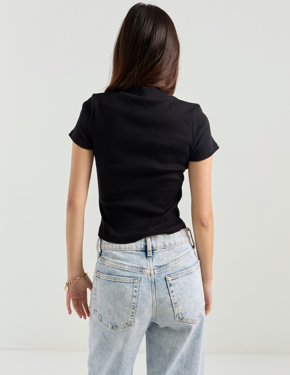 Blusa manga corta para mujer 2