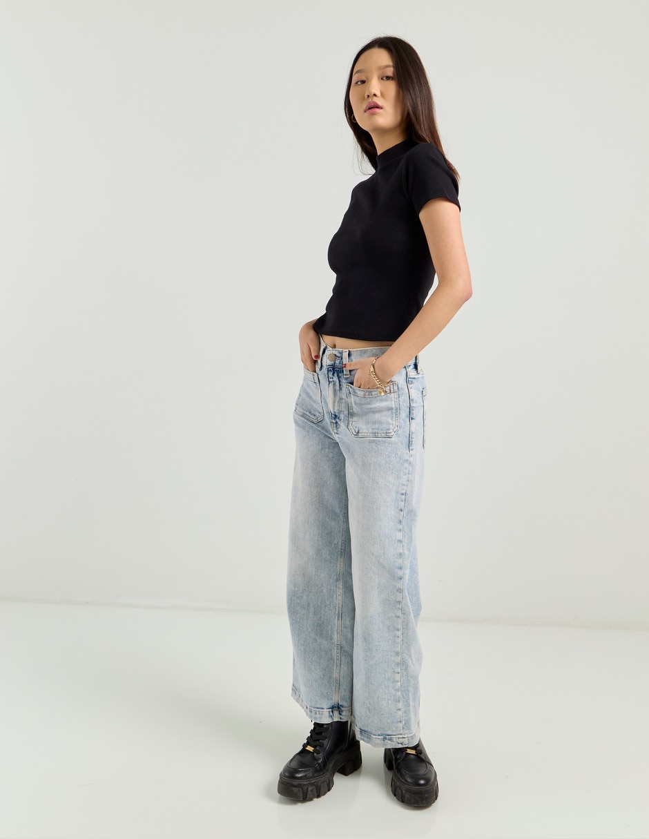 Blusa manga corta para mujer 3