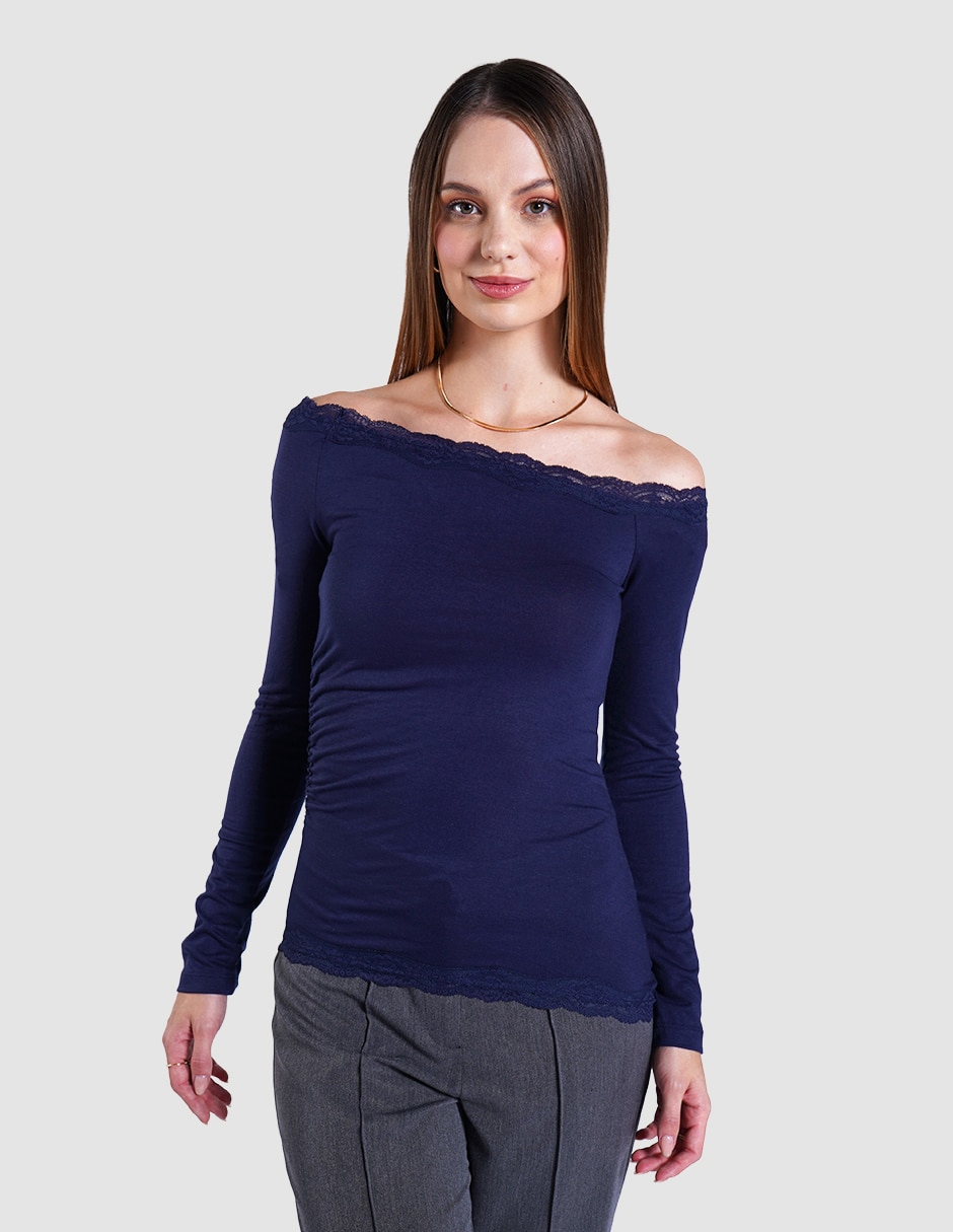 Blusa manga larga para mujer 2