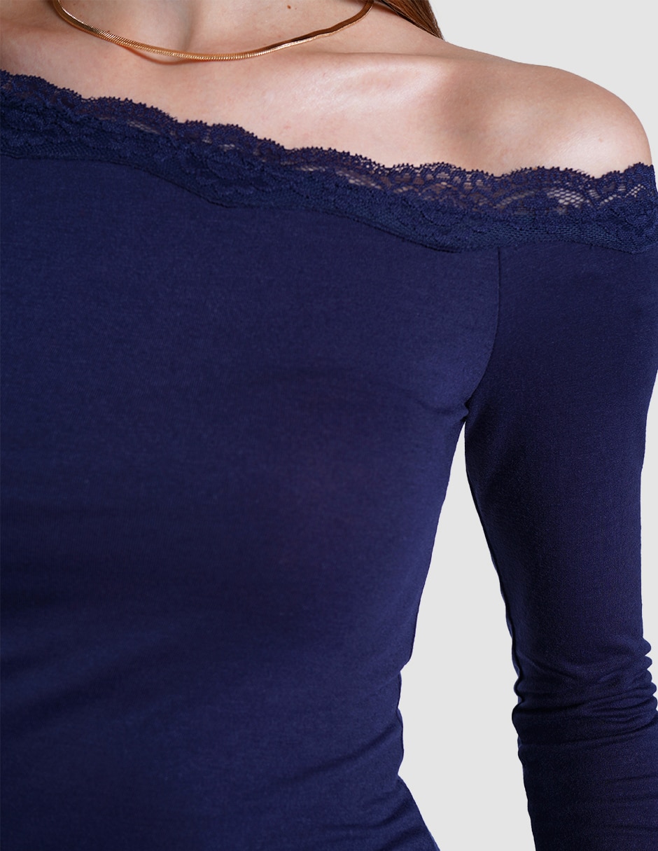 Blusa manga larga para mujer 4