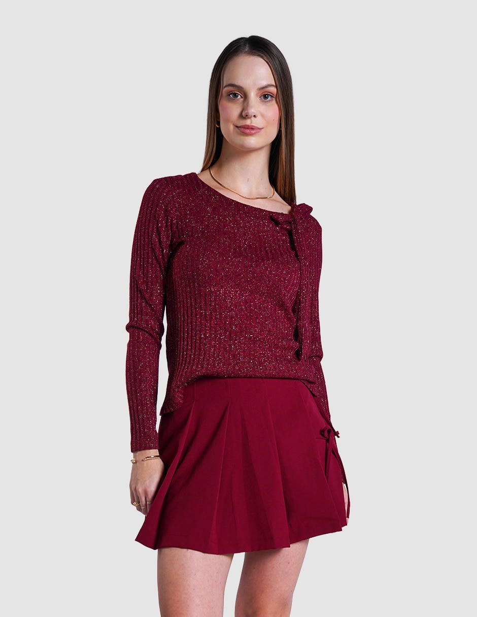 Blusa manga larga para mujer