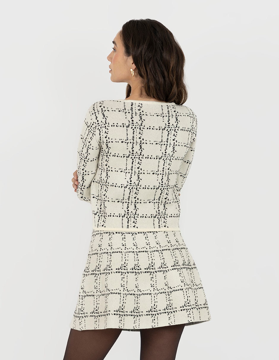 Suéter cuello redondo para mujer 2