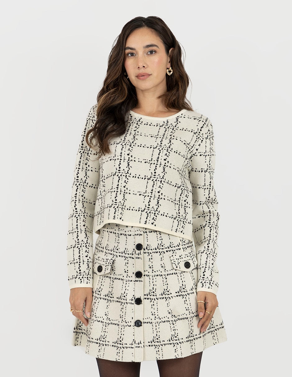 Suéter cuello redondo para mujer 5