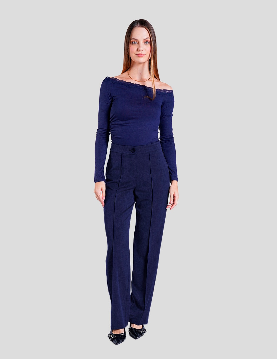 Pantalón regular para mujer