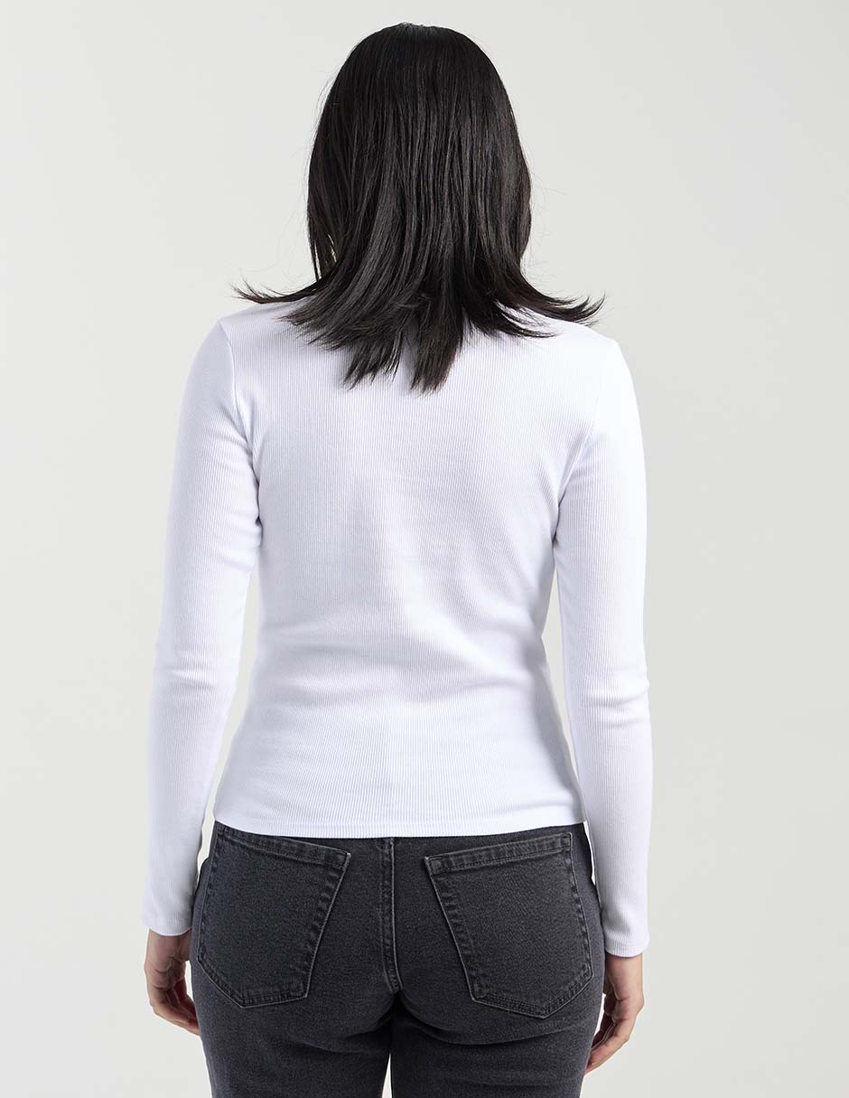 Blusa manga larga para mujer 6