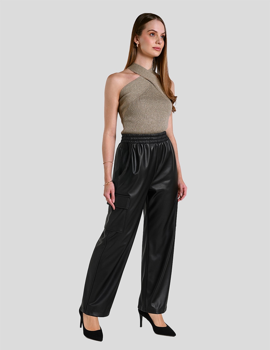 Pantalón cargo regular para mujer 2