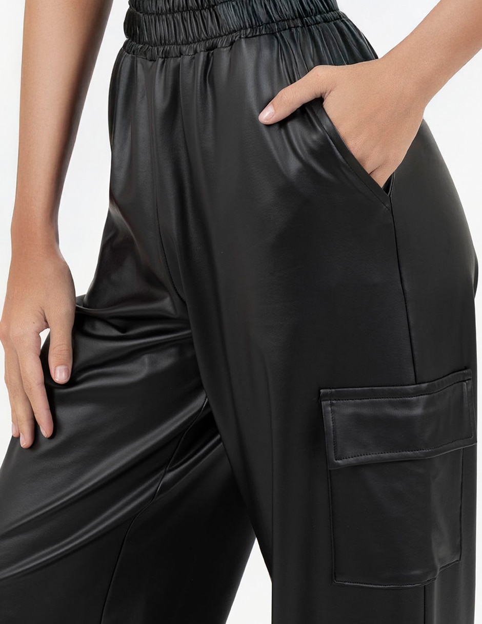 Pantalón cargo regular para mujer 4