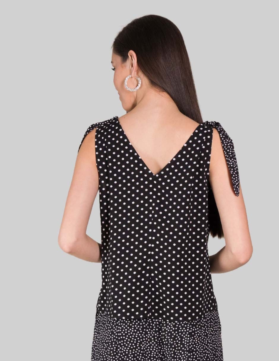 Blusa sin manga para mujer 4