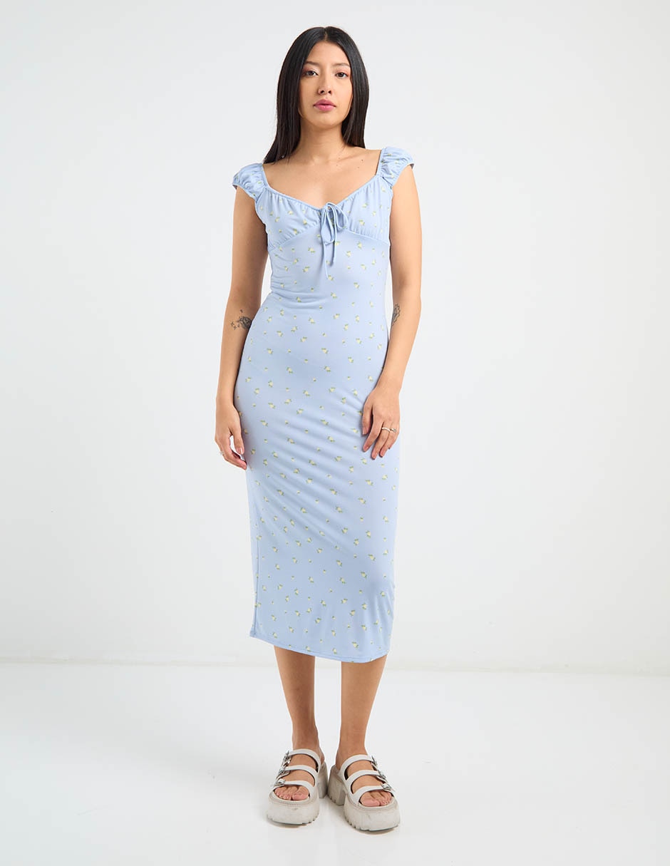 Vestido midi casual para mujer