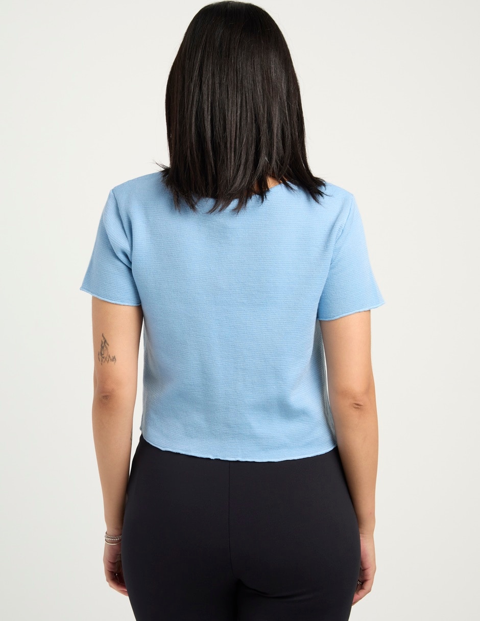Blusa manga corta para mujer 6