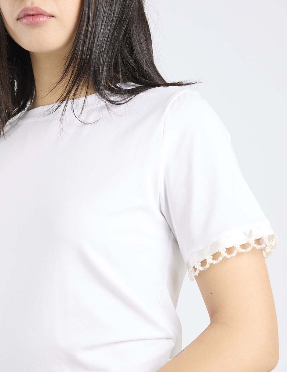 Blusa manga corta para mujer 4