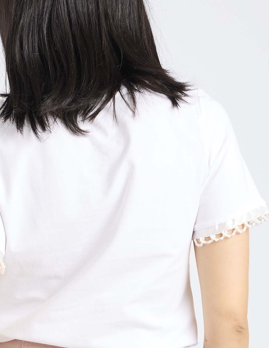 Blusa manga corta para mujer 5