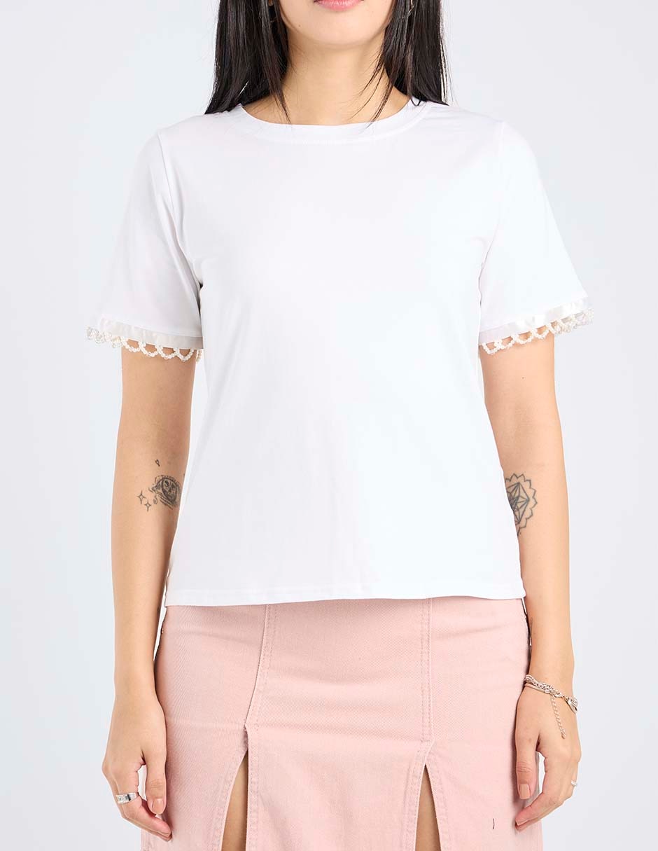 Blusa manga corta para mujer 6