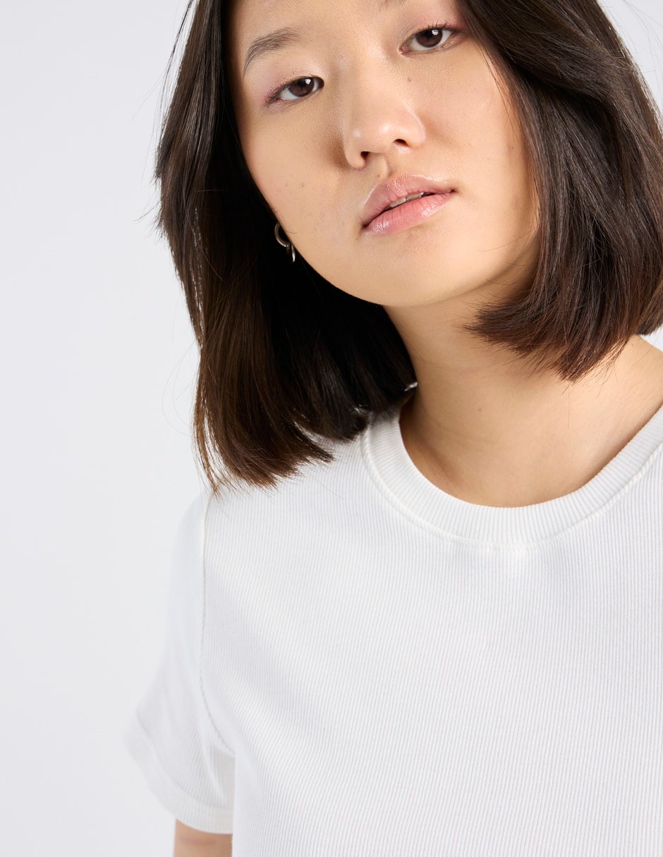 Blusa manga corta para mujer 4