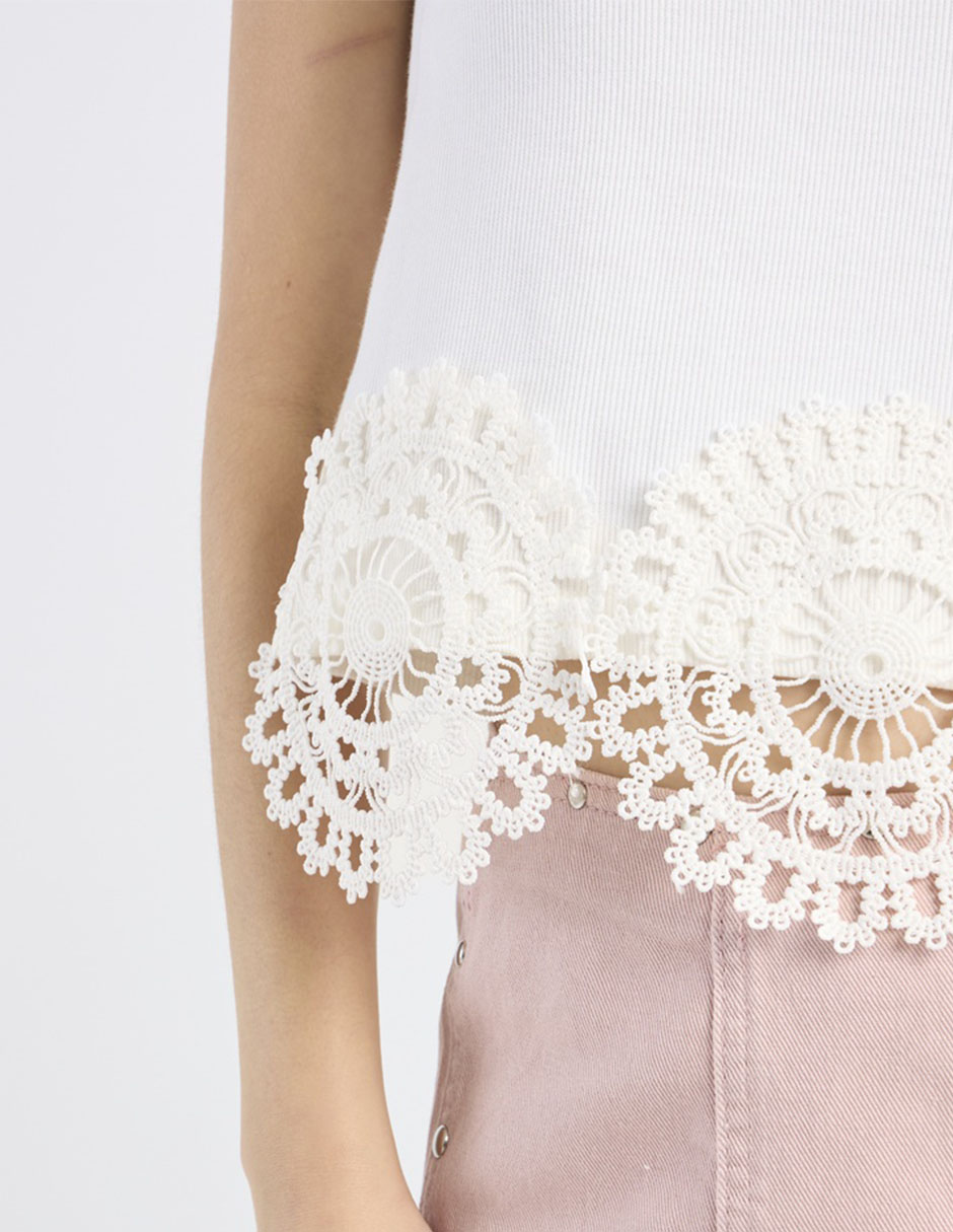 Blusa manga corta para mujer 5