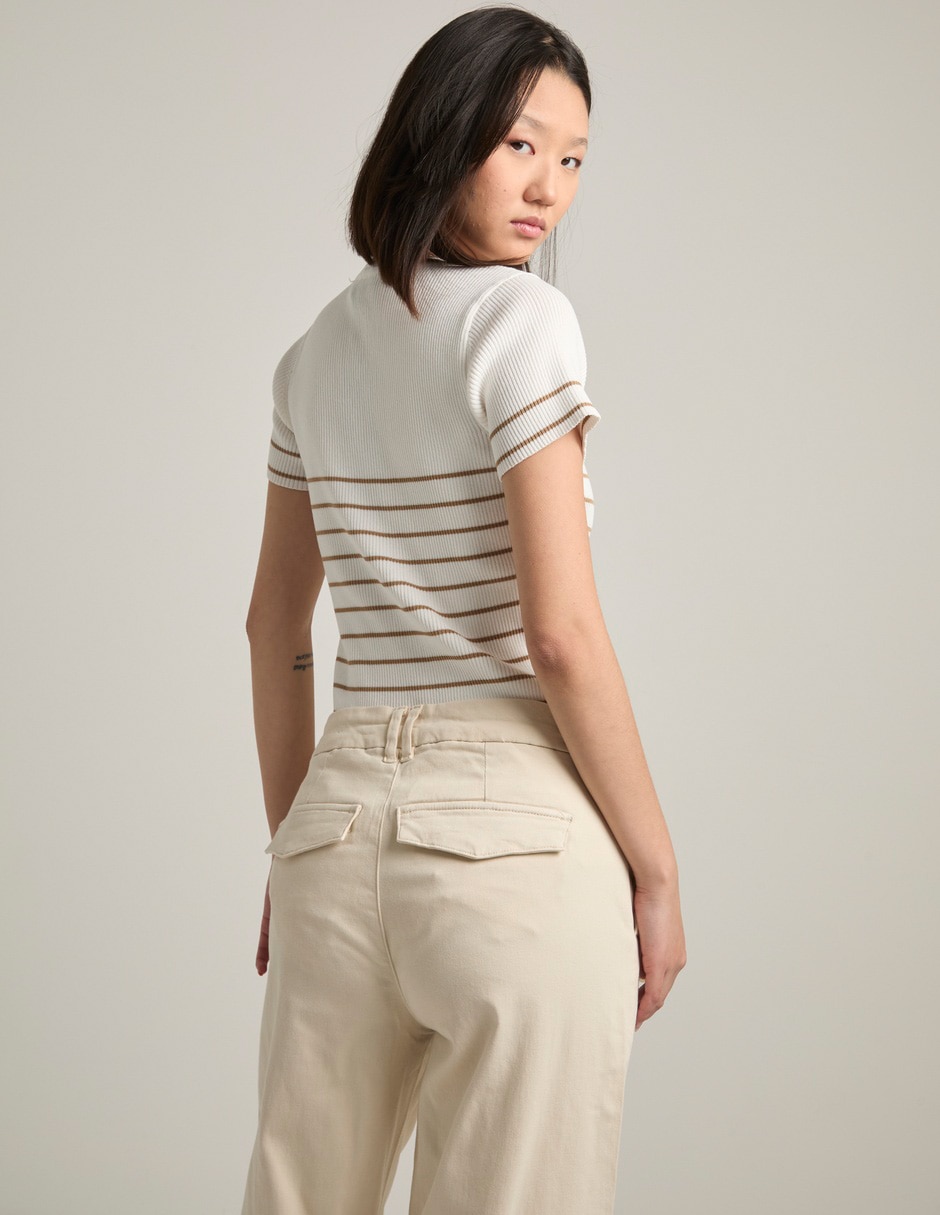 Blusa manga corta para mujer 6