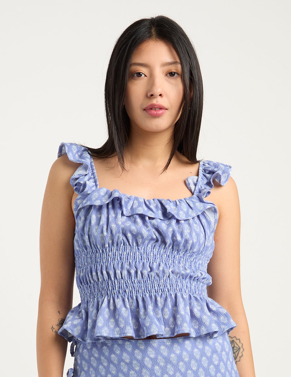 Blusa de tirantes para mujer