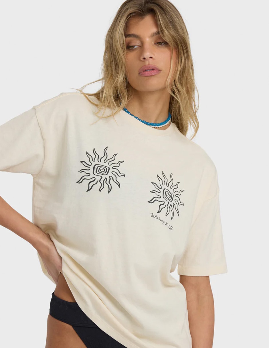 Playera manga corta cuello redondo para mujer 3