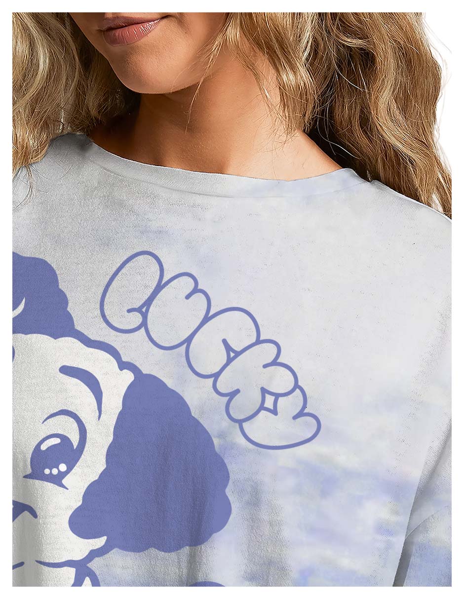 Playera manga corta Lucky cuello redondo para mujer 4