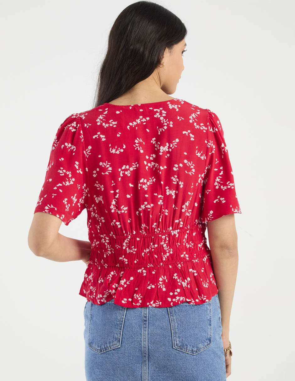 Blusa manga corta para mujer 9
