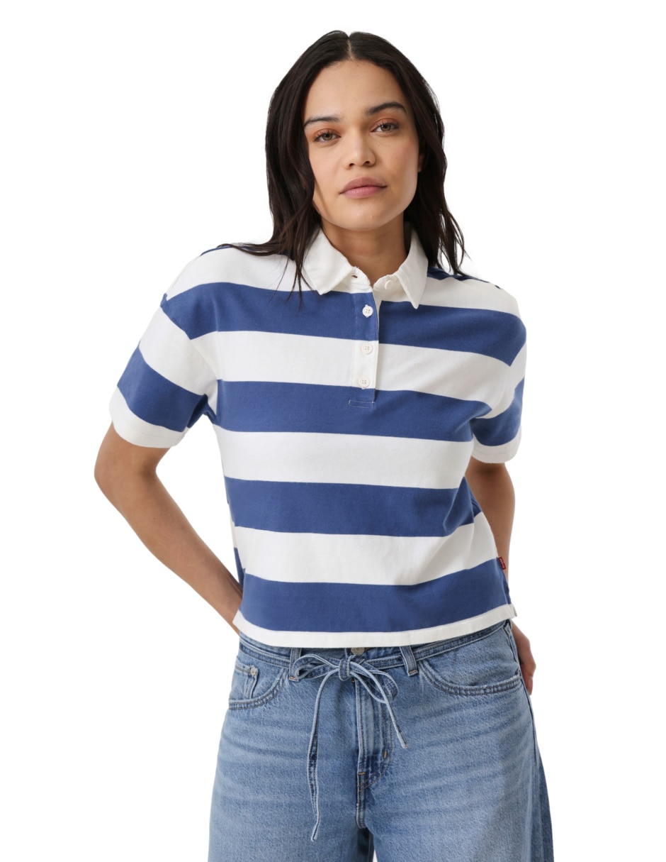 Playera tipo polo para mujer 5