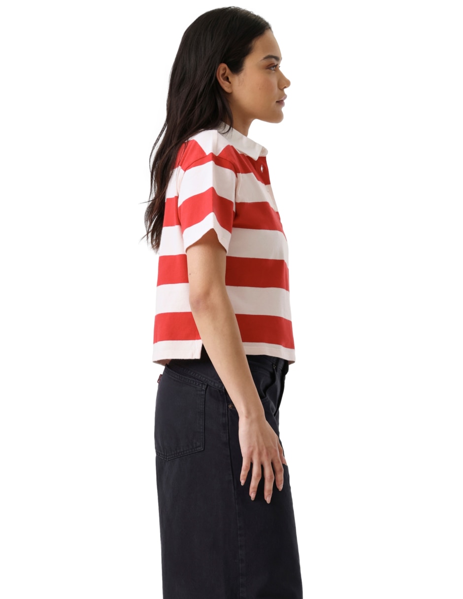 Playera tipo polo para mujer 2