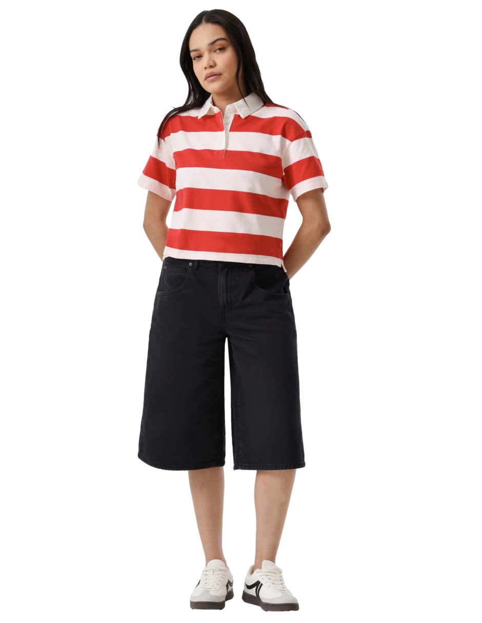 Playera tipo polo para mujer 4