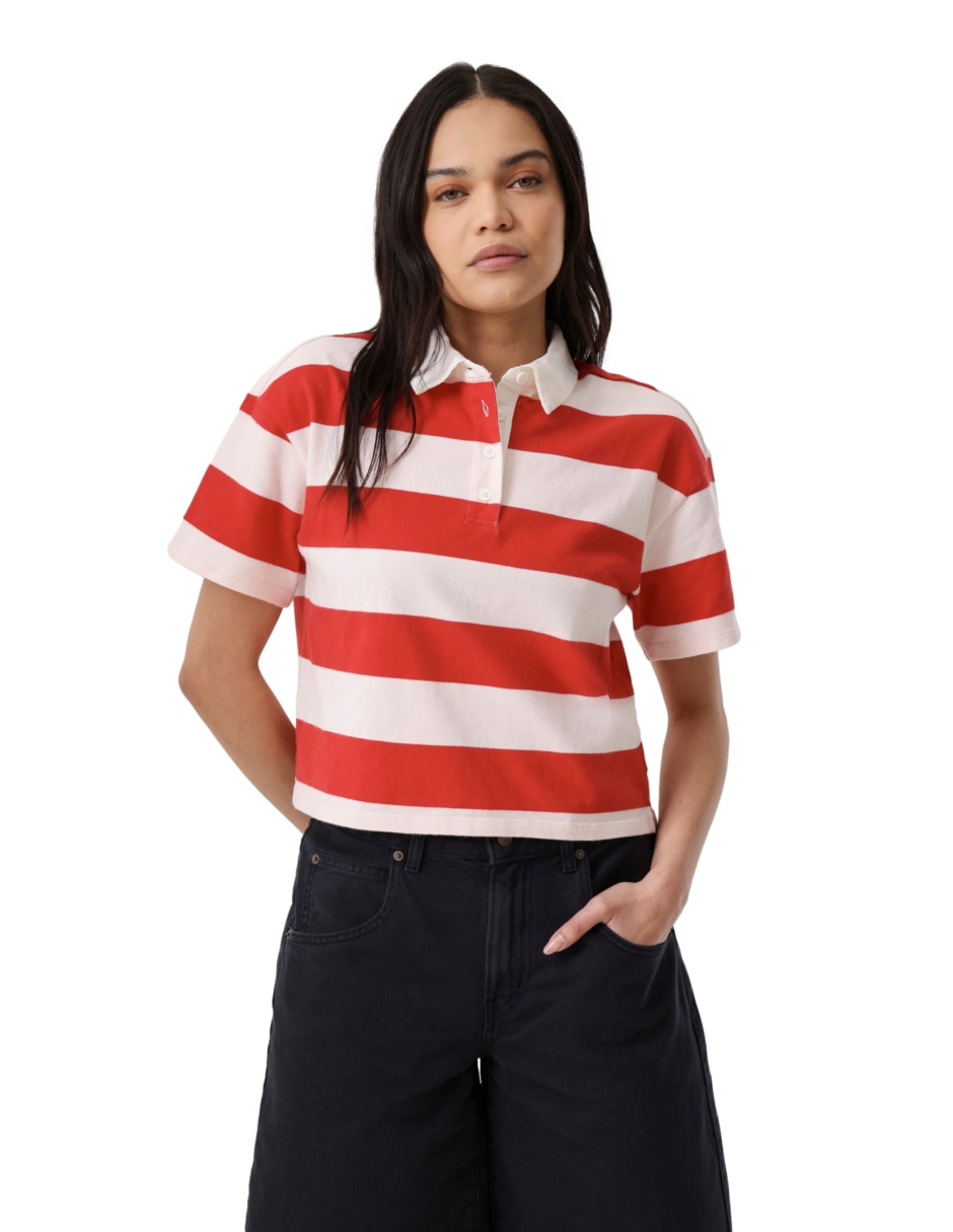 Playera tipo polo para mujer 6