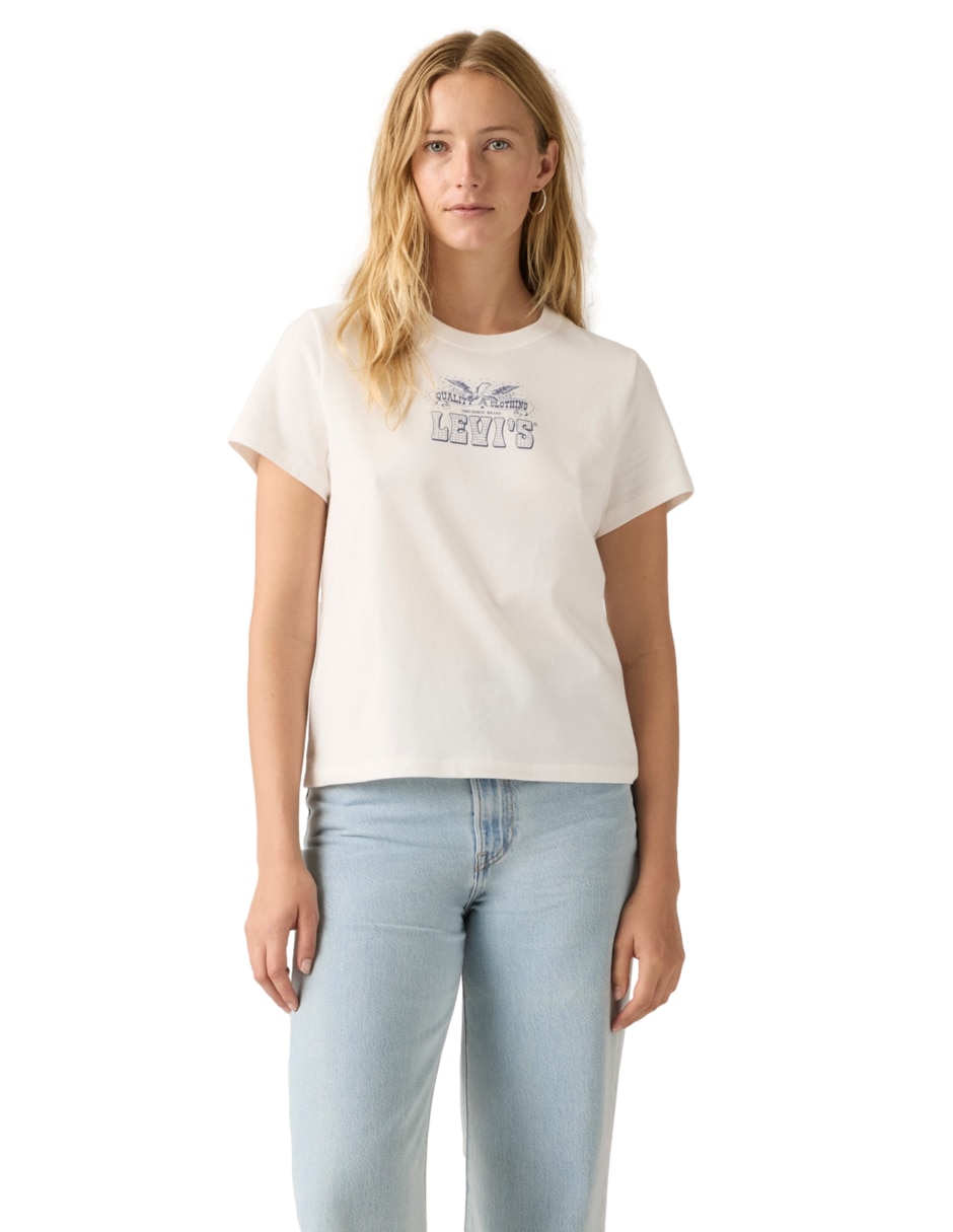 Playera manga corta Levi´s cuello redondo para mujer